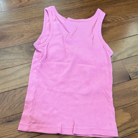 Roxy Pink Ribbed Tank Top - Roxy - Picture 4 of 4
